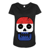 netherlands till i die Maternity Scoop Neck T-shirt