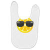 Lemon with Glasses Baby Bibs