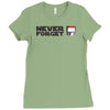 never forget Ladies Fitted T-Shirt