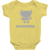 pitbull american pit bull spiked dog collar Baby Onesie
