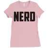nerd (3) Ladies Fitted T-Shirt
