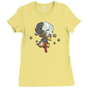 overwatch zenyatta cute spray Ladies Fitted T-Shirt