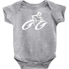 cyclist road bike biking Baby Onesie