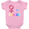 Women's March We are Strong Baby Onesie