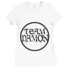 team damon salvatore (6) Ladies Fitted T-Shirt