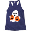 pumpkin with boo Racerback Tank