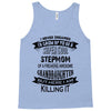 Super Cool Stepmom Of A Freaking Awesome Granddaughter Tank Top