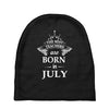 the best teachers are born in july Baby Beanies