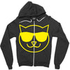 cat cool Zipper Hoodie
