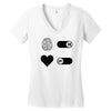 How To Live A Happy Life Women's V-Neck T-Shirt