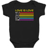 lightsaber rainbow Baby Bodysuit