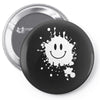 mud splatter smiley face smile forrest gump movie Pin-back button