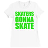 skaters Ladies Fitted T-Shirt
