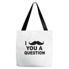 i mustache you Tote Bags
