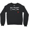 am i drunk Crewneck Sweatshirt