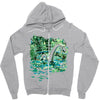 water lilies and nessy Zipper Hoodie