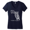irritable owl syndrome Women's V-Neck T-Shirt