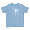 skull snowflakes alternative christmas jumper Youth Tee
