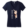 come here Women's V-Neck T-Shirt