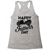 happy father's day 2 Racerback Tank