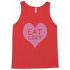 pink heart eat dirt ! t shirt   heart eat dirt graphic Tank Top
