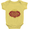 charm school Baby Onesie