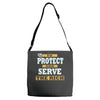 to protect and serve the rich Adjustable Strap Totes