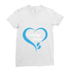 Coming Soon Baby Boy Ladies Fitted T-Shirt