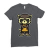 angry raccoon Ladies Fitted T-Shirt