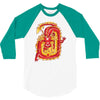 red dragon 3/4 Sleeve Shirt