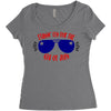 stayin' fly for the 4th of july Women's Triblend Scoop T-shirt