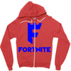 fortnite logo Zipper Hoodie