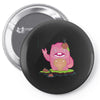 mrs yetti and her poops Pin-back button