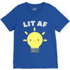 lit af kawaii light bulb V-Neck Tee