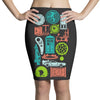 time machines Pencil Skirts