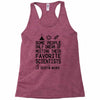 i teach mine science teacher Racerback Tank
