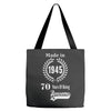 made in 1945 70 years of being awesome Tote Bags