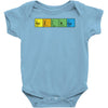 bazinga periodic table funny funny birthday present gift Baby Onesie