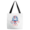 skull bolt Tote Bags