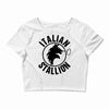 Rock Balboa italian stallion Crop Top