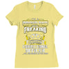 proud dad freaking Ladies Fitted T-Shirt