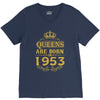 queens are born in 1953 V-Neck Tee