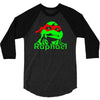 turtles  splinter ninja serie funny 3/4 Sleeve Shirt