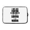 i am warrior Laptop sleeve