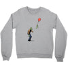 happiness is fleeting Crewneck Sweatshirt
