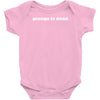 grunge is dead Baby Onesie