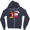 pb&amp;j wedding Zipper Hoodie