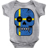 sweden till i die Baby Bodysuit