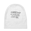 coffee keeps me going Baby Beanies