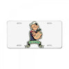 go vegan 5 License Plate